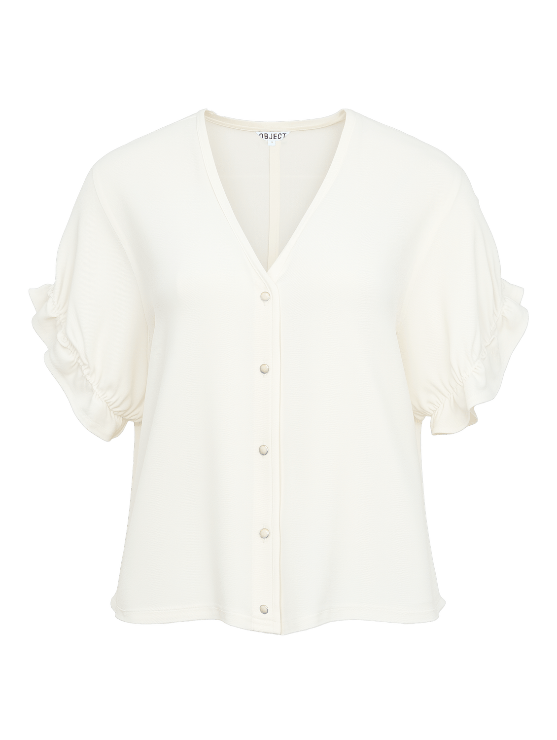 OBJFRAME Top - Cloud Dancer - VERO MODA & VILA Bergvik